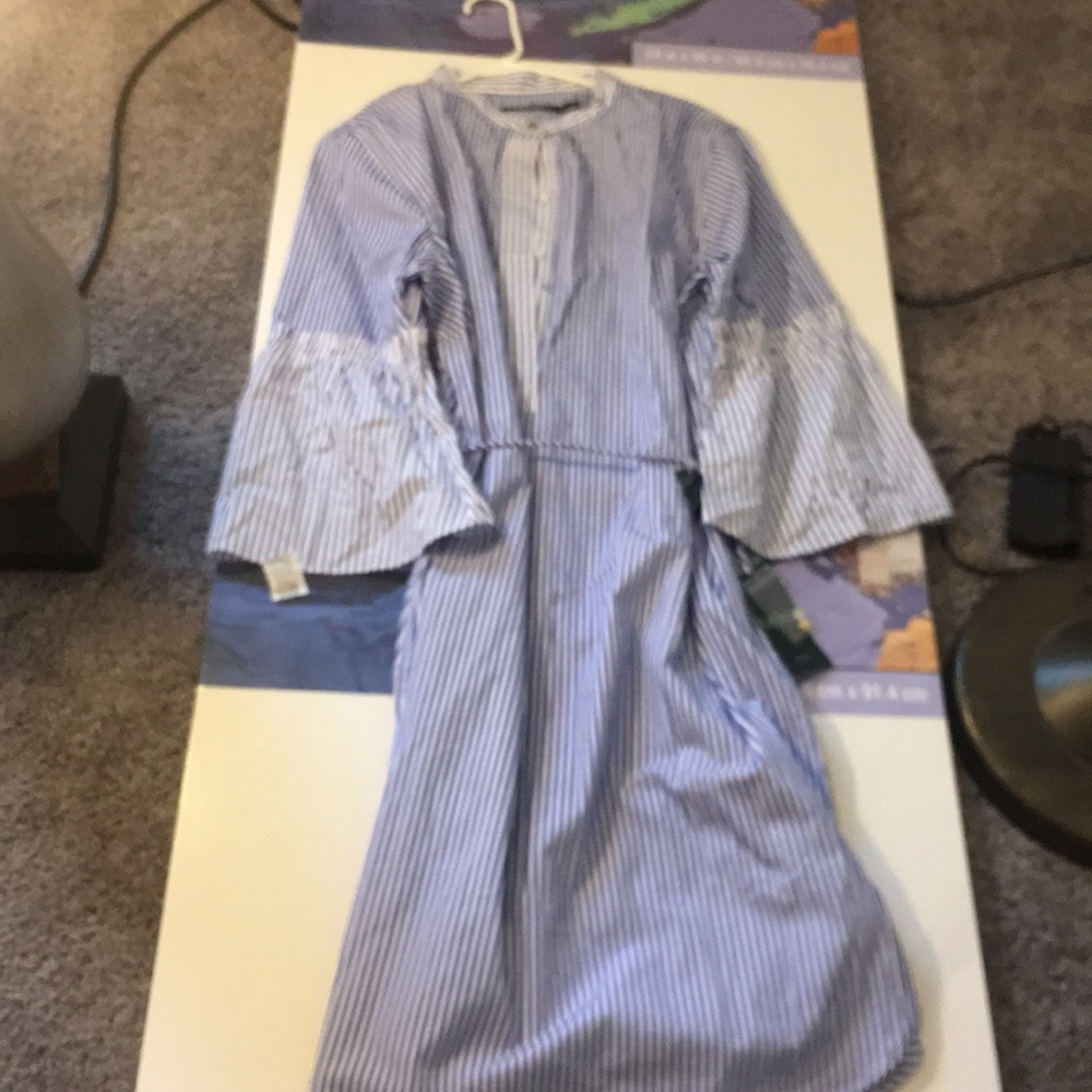 Lauren Ralf Lauren shirt dress blue /white